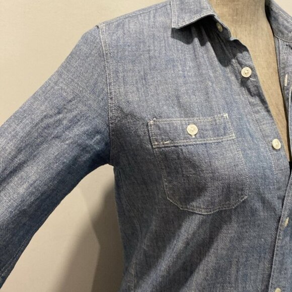J Crew Western Denim Jean Shirt - Picture 6 of 14